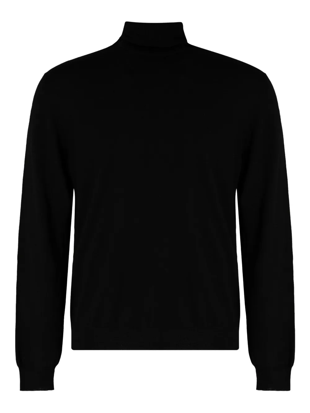 

Свитер в рубчик с высоким воротником Slowear, черный