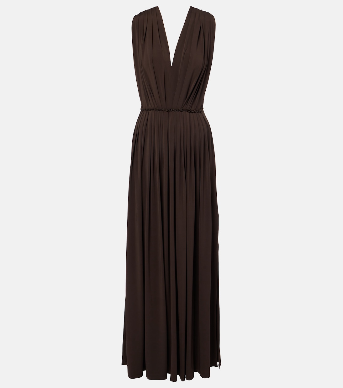 

Платье макси со сборками и плиссе Max Mara, Caffe
