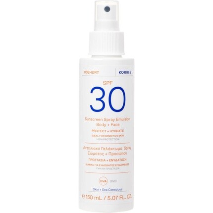 

KORRES YOGHURT Спрей-эмульсия для тела и лица SPF30 150 мл