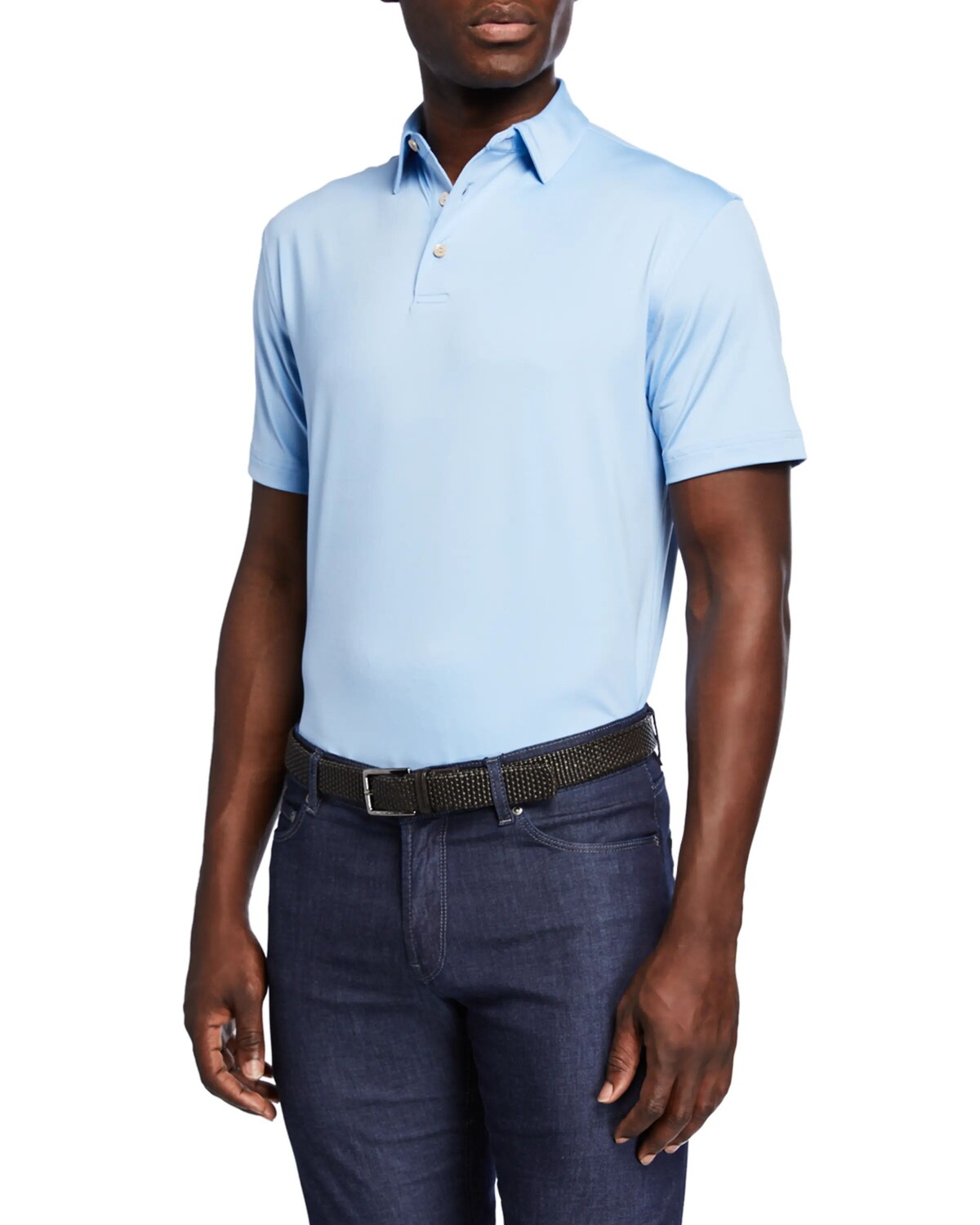 

Мужская рубашка-поло Sean из эластичного джерси Peter Millar, цвет Black