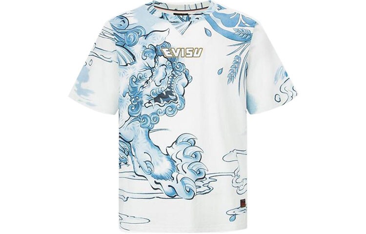 

Футболка мужская многоцветная Evisu, цвет Multicolor