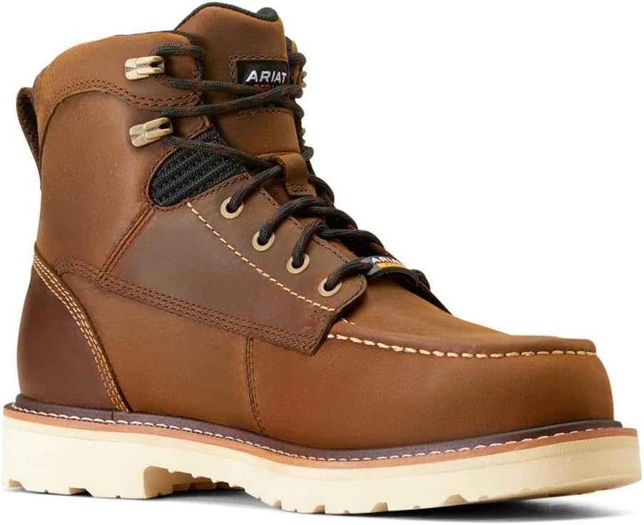 Мужские ботинки Ariat Rebar Lift 6 с водонепроницаемым составным носком, коричневый — фото 3