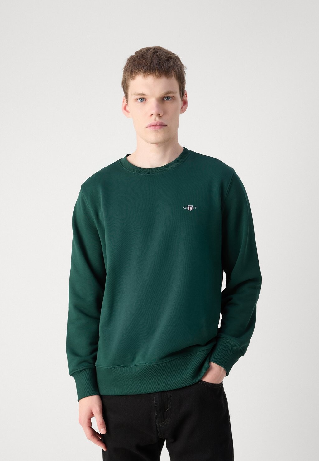 

Толстовка SHIELD C NECK GANT, темно-зеленый