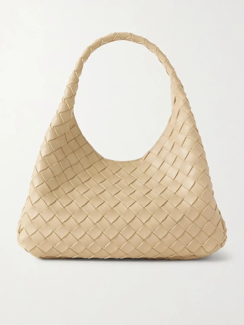 Кожаная сумка-тоут Campana intrecciato BOTTEGA VENETA, бежевый