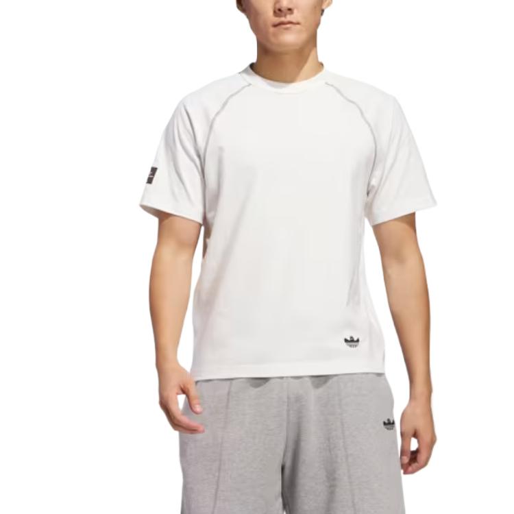 Футболка Shmoofoil Featherweight унисекс Adidas Originals, белый — фото 4