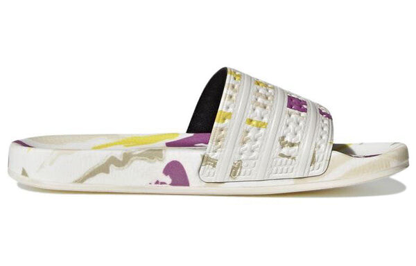 Тапочки адилет тебе магугу слайды Adidas, белый — фото 3