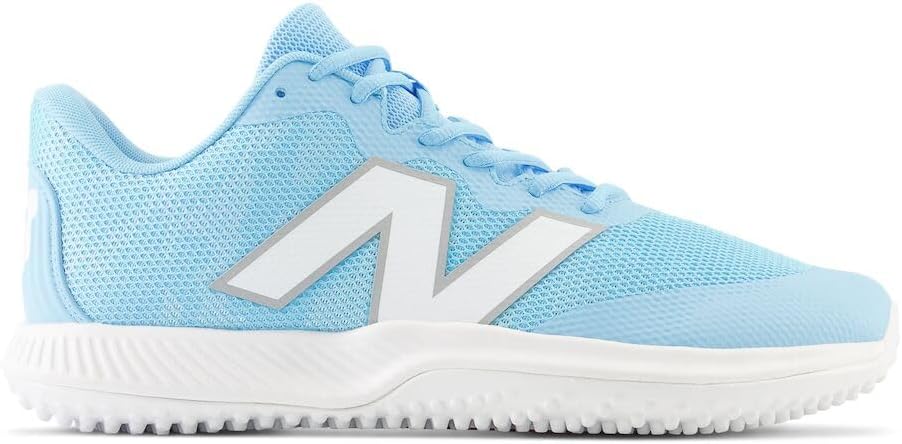 Бейсбольные кроссовки New Balance Unisex-Adult FuelCell 4040 V7 Turf Trainer, Team Sky Blue/Optic White — фото 2