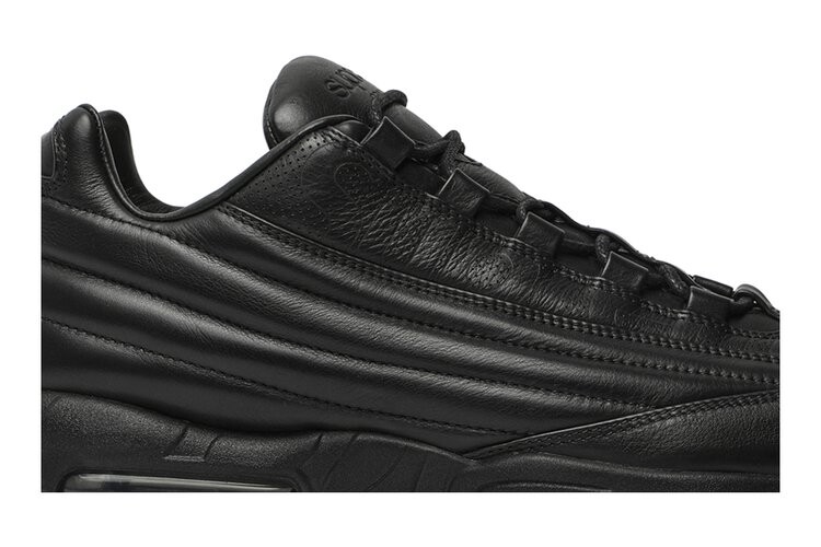 Кроссовки Nike Supreme x Air Max 95 Lux 'Black', черный — фото 2