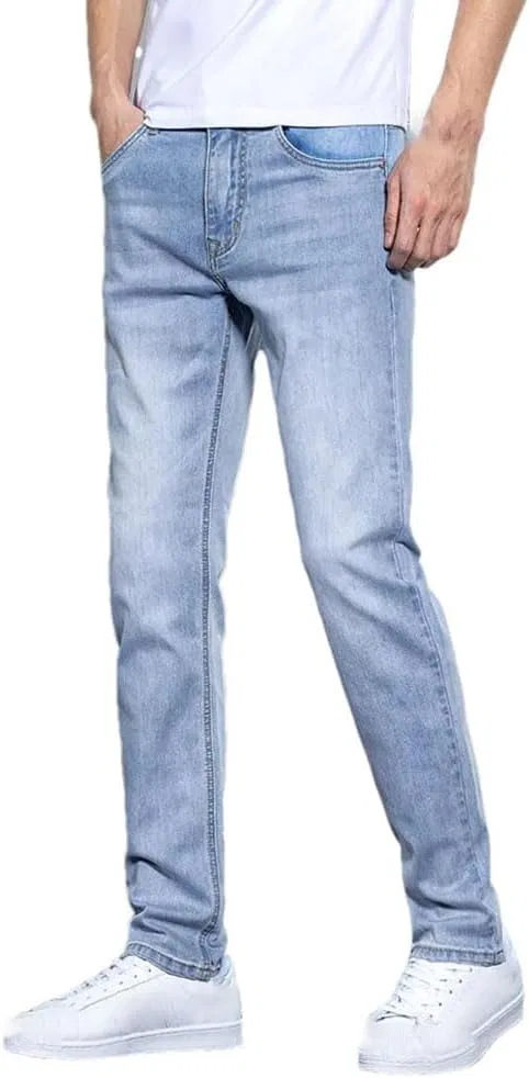Джинсы классические Slim Fit Light Blue