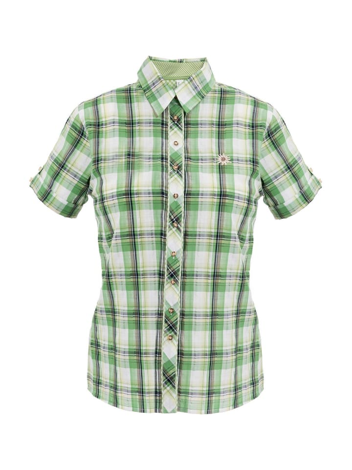 

Блузка 451007-3199 ярко-зеленого цвета OS-Trachten