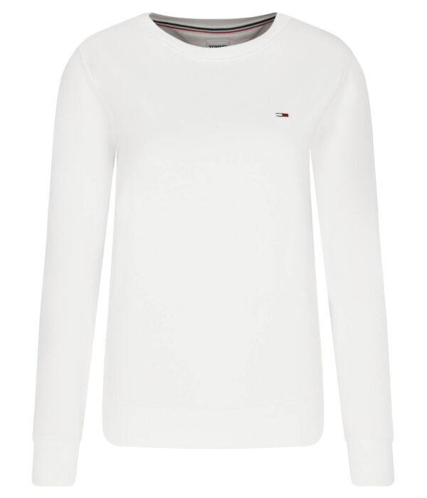 

Свитшот женский Tommy Jeans однотонный, белый