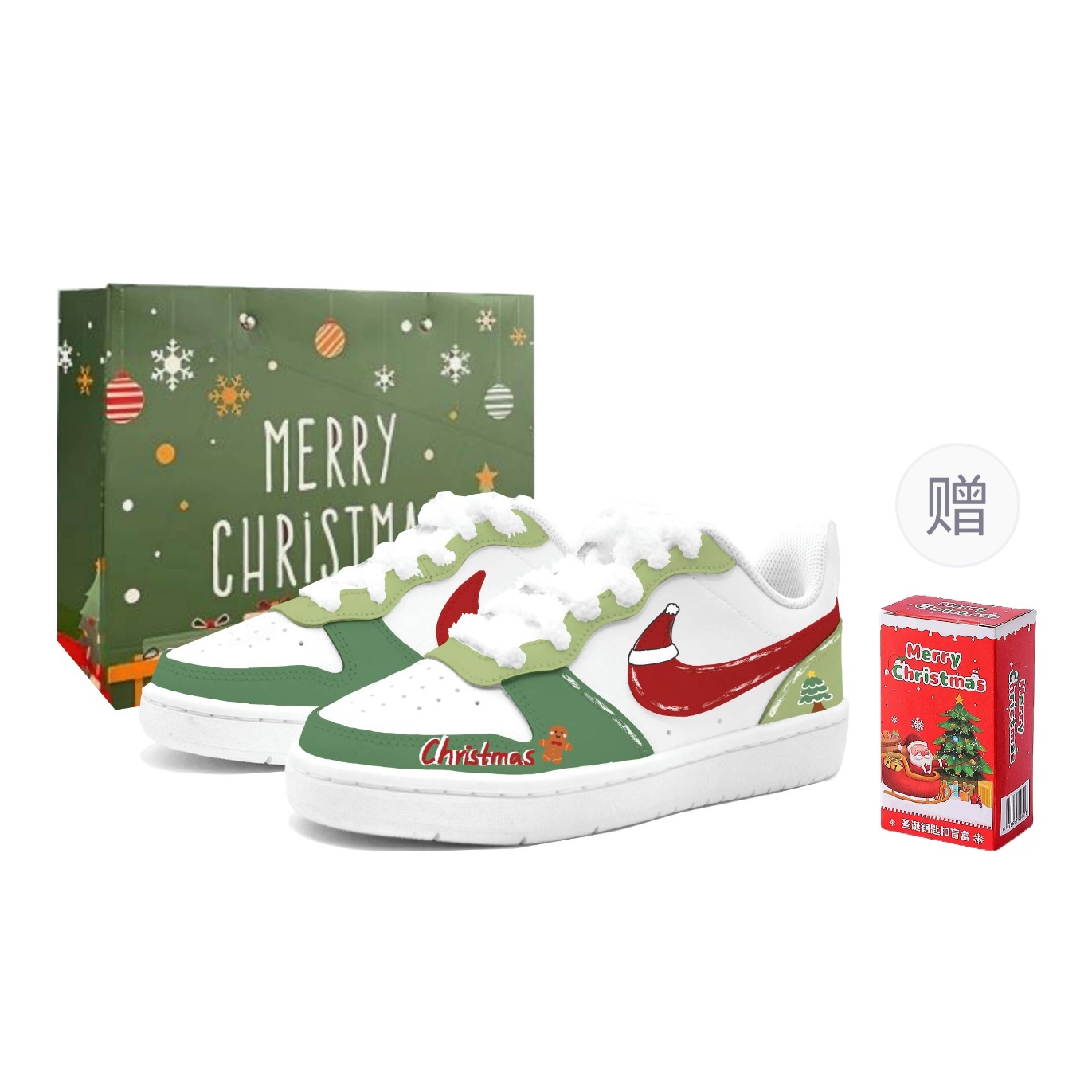 

Nike Детские низкие кроссовки для скейтбординга Court Borough Low 2 из кожи с противоскользящей амортизацией и износостойкостью, зеленого цвета