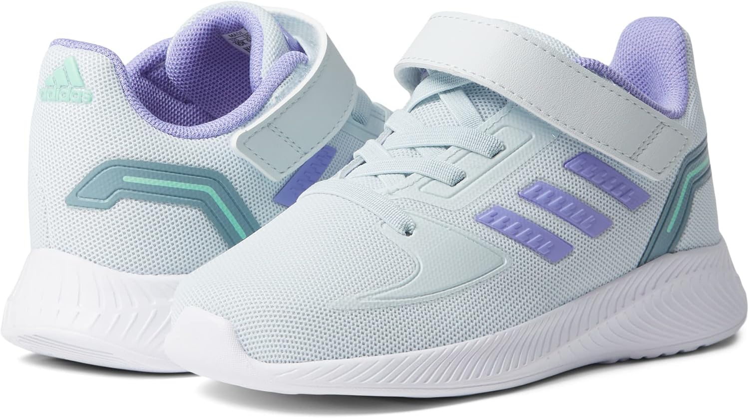 Кроссовки для бега adidas Unisex-Baby Runfalcon 2.0, фиолетовый/голубой/мятный/светло-фиолетовый — фото 2