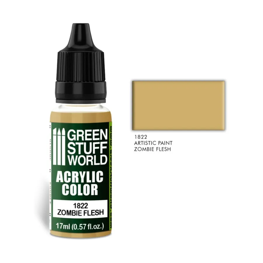 

Зомби Плоть, Paint - Acrylic Color Paint - 17ml (Green Stuff World)