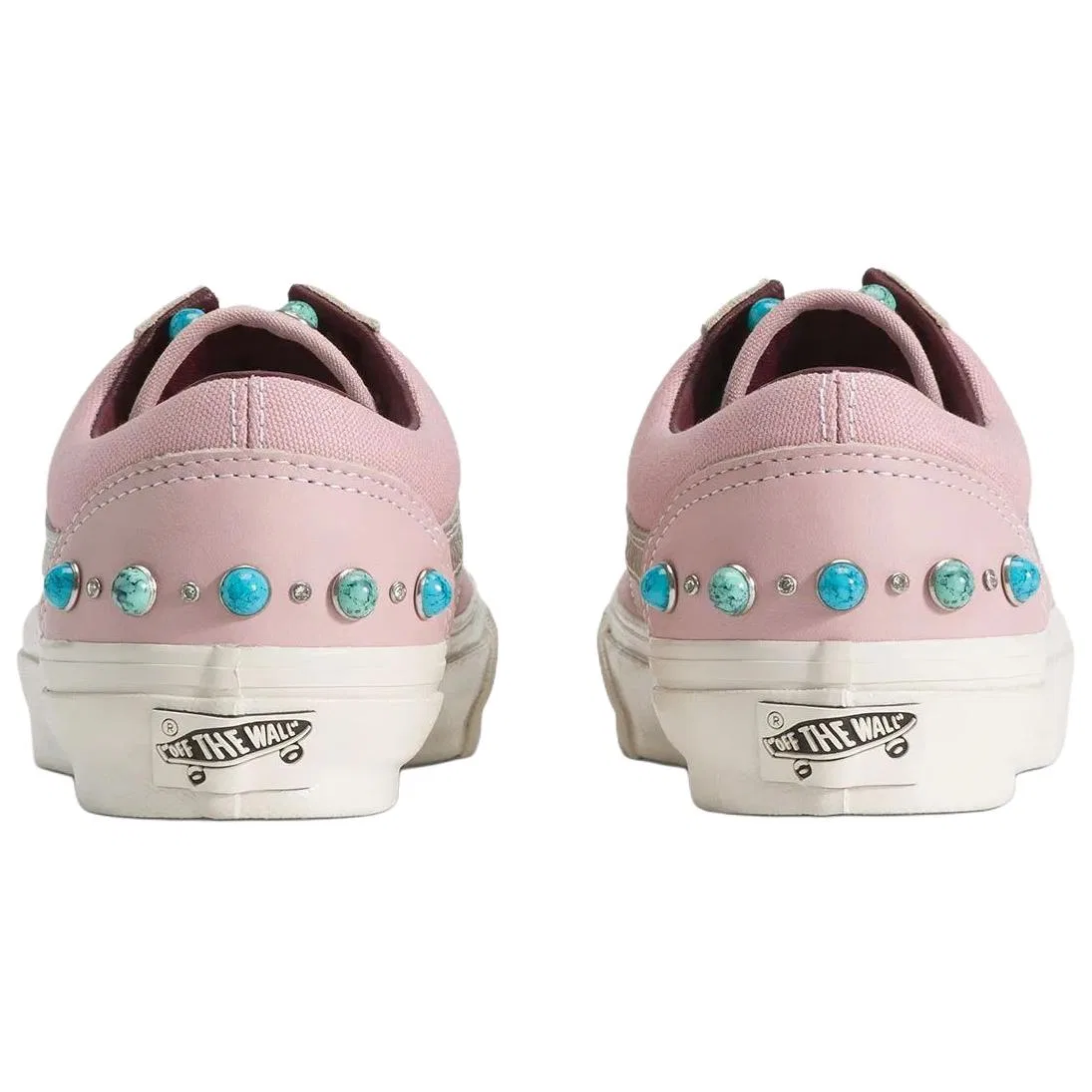 Кеды Old Skool 36 Premium Vans розовые — фото 4