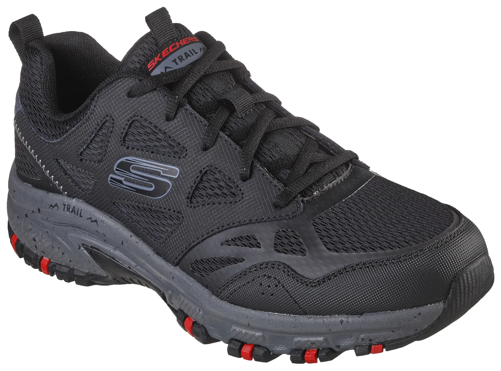 

Туфли Skechers на шнуровке "HILLCREST", с пеной с эффектом памяти, повседневная обувь, полуботинки, туфли на шнуровке, черный