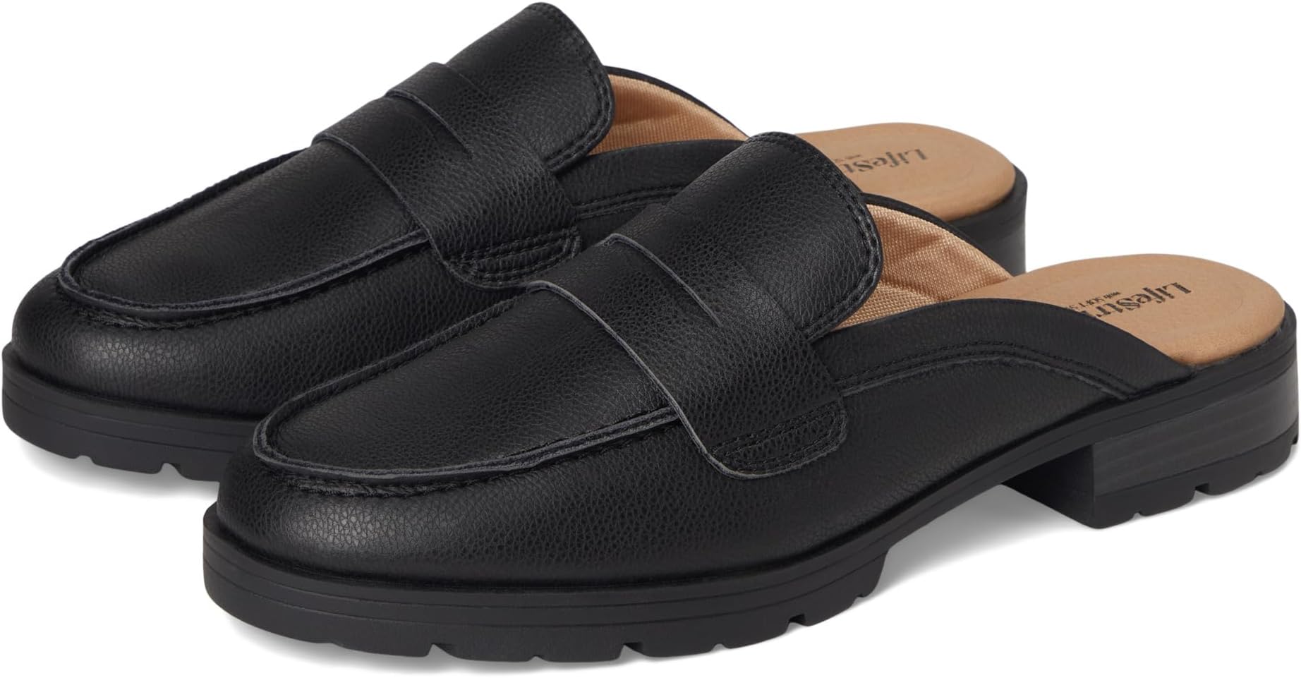 Лоферы LifeStride London Mule Mule/Clog Shoes, черный