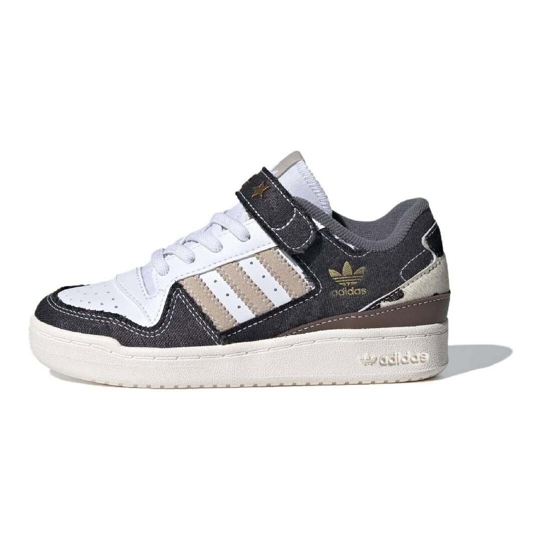 

Кроссовки adidas originals FORUM Kids Skateboarding Shoes Kids Low-top White/Light Brown/Dark Grey, белый