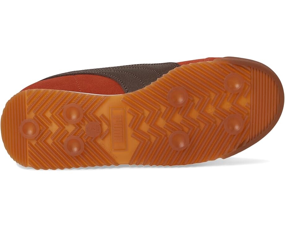 Кроссовки PUMA Kids Roma, цвет Mars Red/Espresso Brown/Gum — фото 3