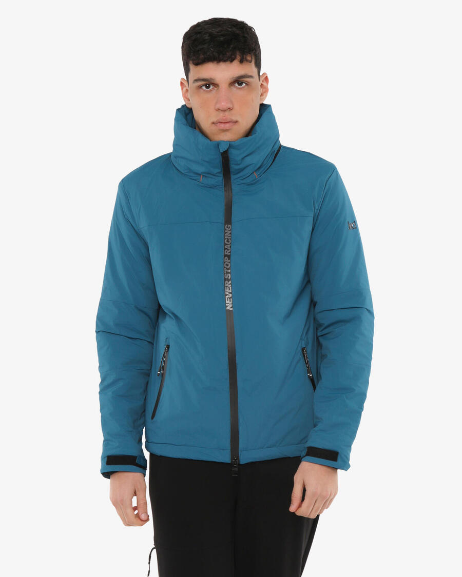 

JAKED Синтетическая спортивная куртка для мужчин в сине-зеленом и ледяном цветах