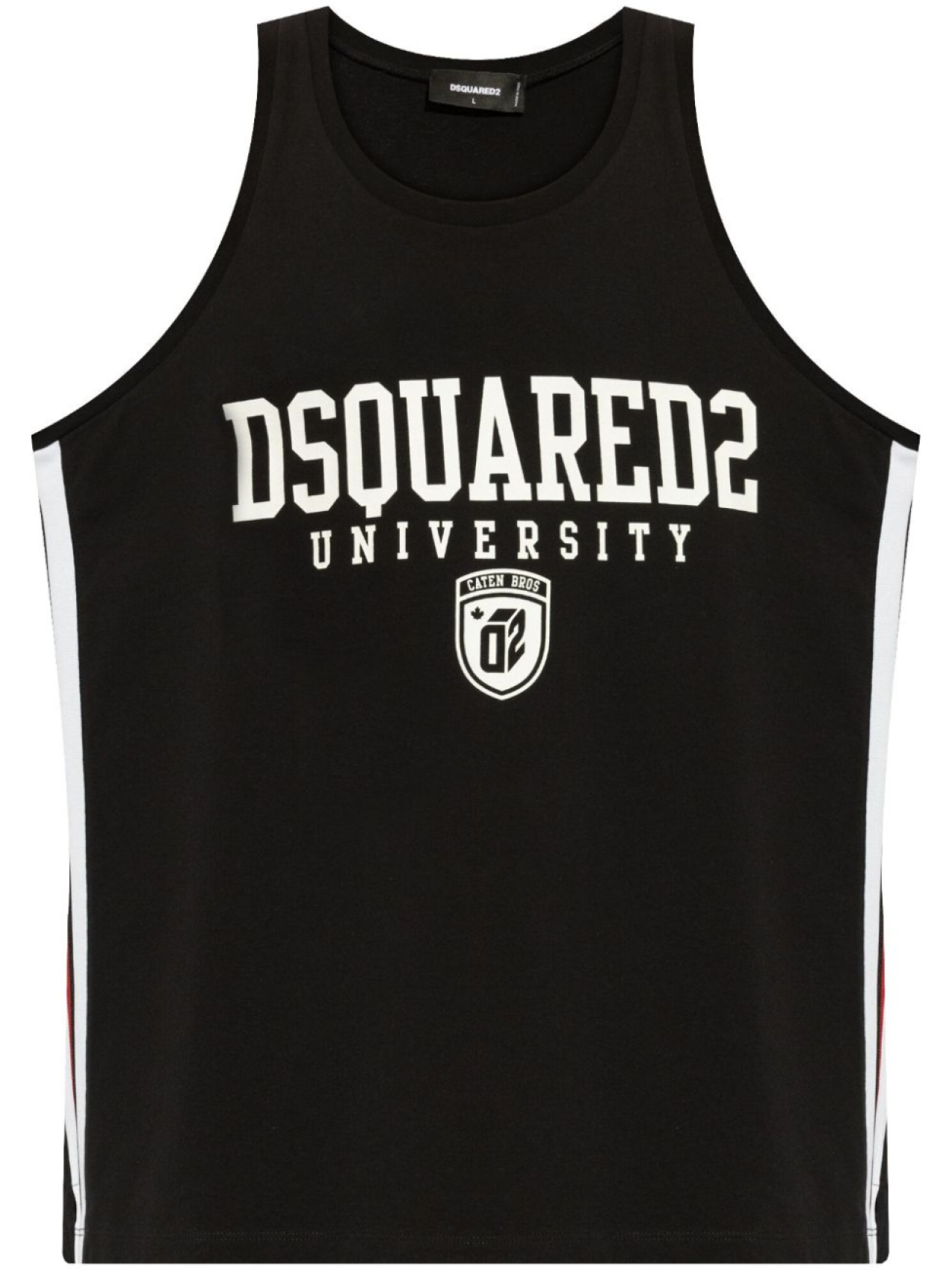 

DSQUARED2 топ с логотипом, черный