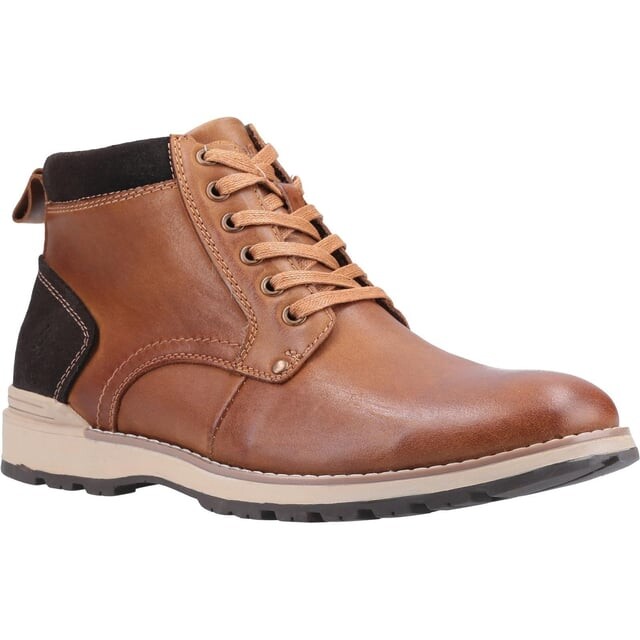 

Мужские кожаные ботинки Дин Hush Puppies, коричневый