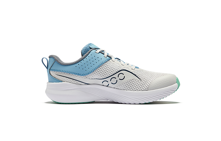 Kinvara 14 детские 'Grey Blue' Saucony, светло-серый/синий — фото 3