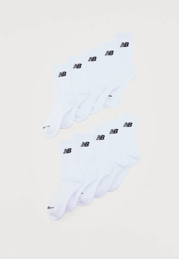 Повседневные носки унисекс, упаковка из 10 пар. New Balance, White
