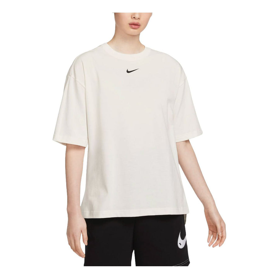

Футболка (WMNS) Nike Sportswear Oversized T-shirt Asia Sizing 'Sail', бежевый
