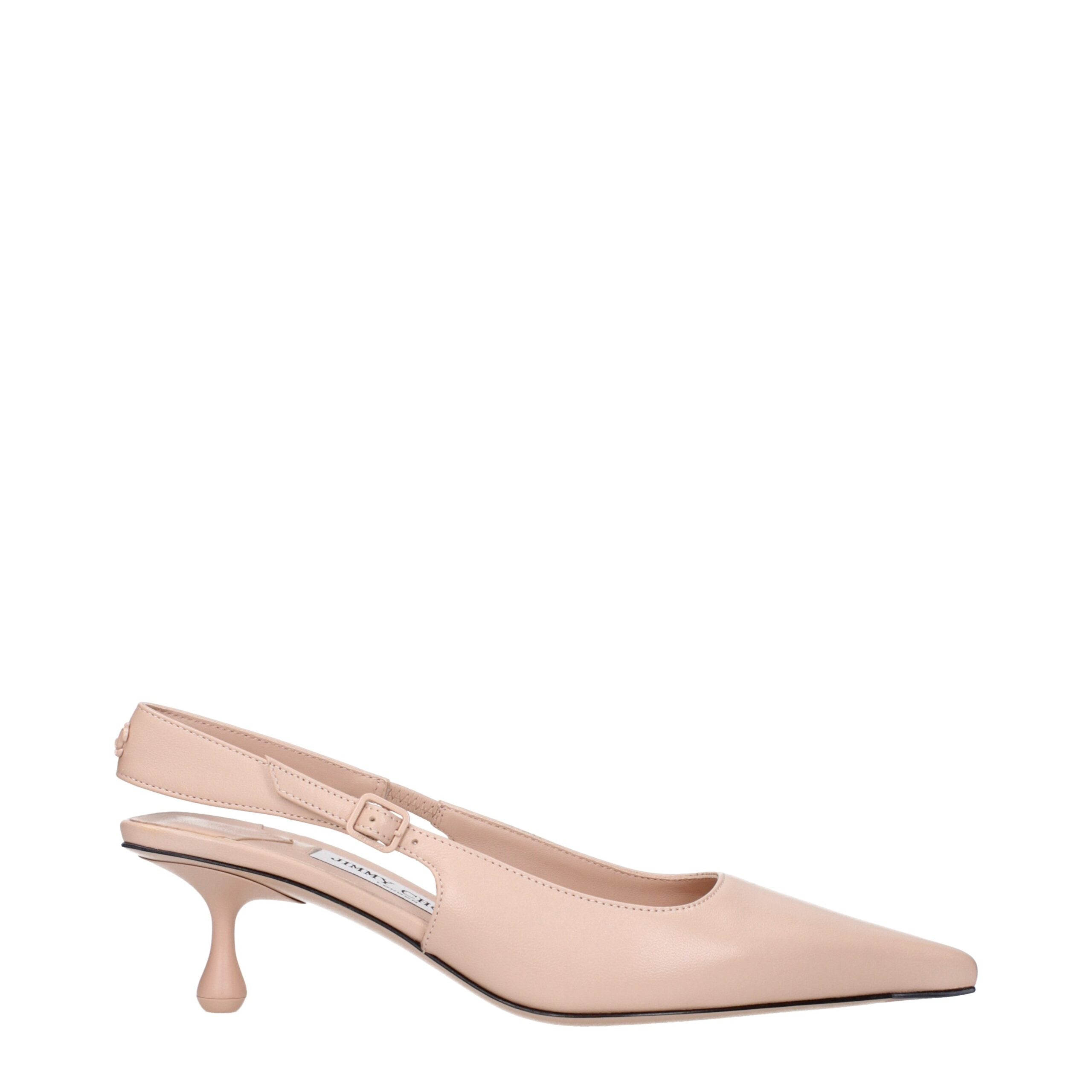 Джимми Чу Кожаные Женские Туфли на Высоком Каблуке Jimmy Choo, розовый