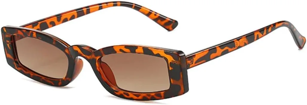 

Солнцезащитные очки с защитой UV400 | Небольшой градиентный цвет | Для женщин и мужчин | Для занятий спортом на открытом воздухе и вождения DSVIGF, Leopard-brown