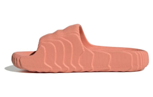 Тапочки adilette 22 слайда Adidas, розовый — фото 2