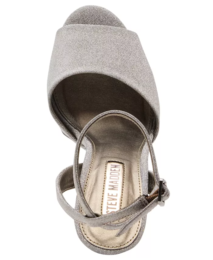 Босоножки Jezzica на платформе с открытым носком и высоким каблуком Steve Madden, желтый — фото 4