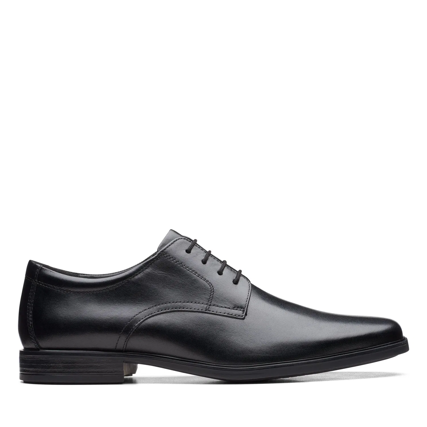 Дерби Howard Walk из натуральной кожи Clarks, черный