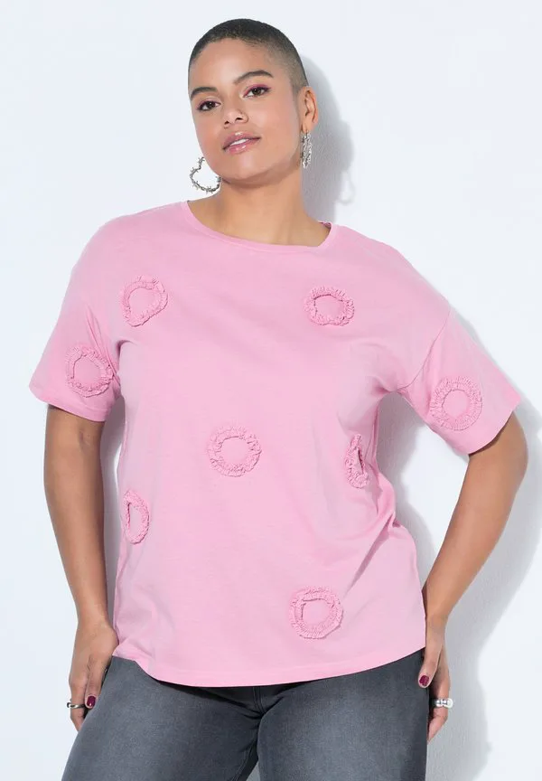 

Футболка с принтом в виде кругов Studio Untold, Matte Pink, Розовый, Футболка с принтом в виде кругов Studio Untold, Matte Pink