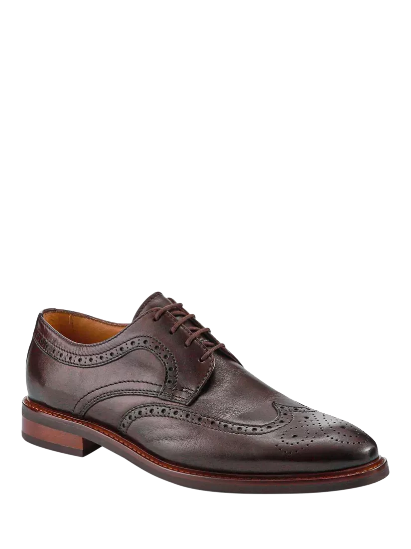 Кожаные броги Longwood Jones Bootmaker, Dark Brown — фото 2