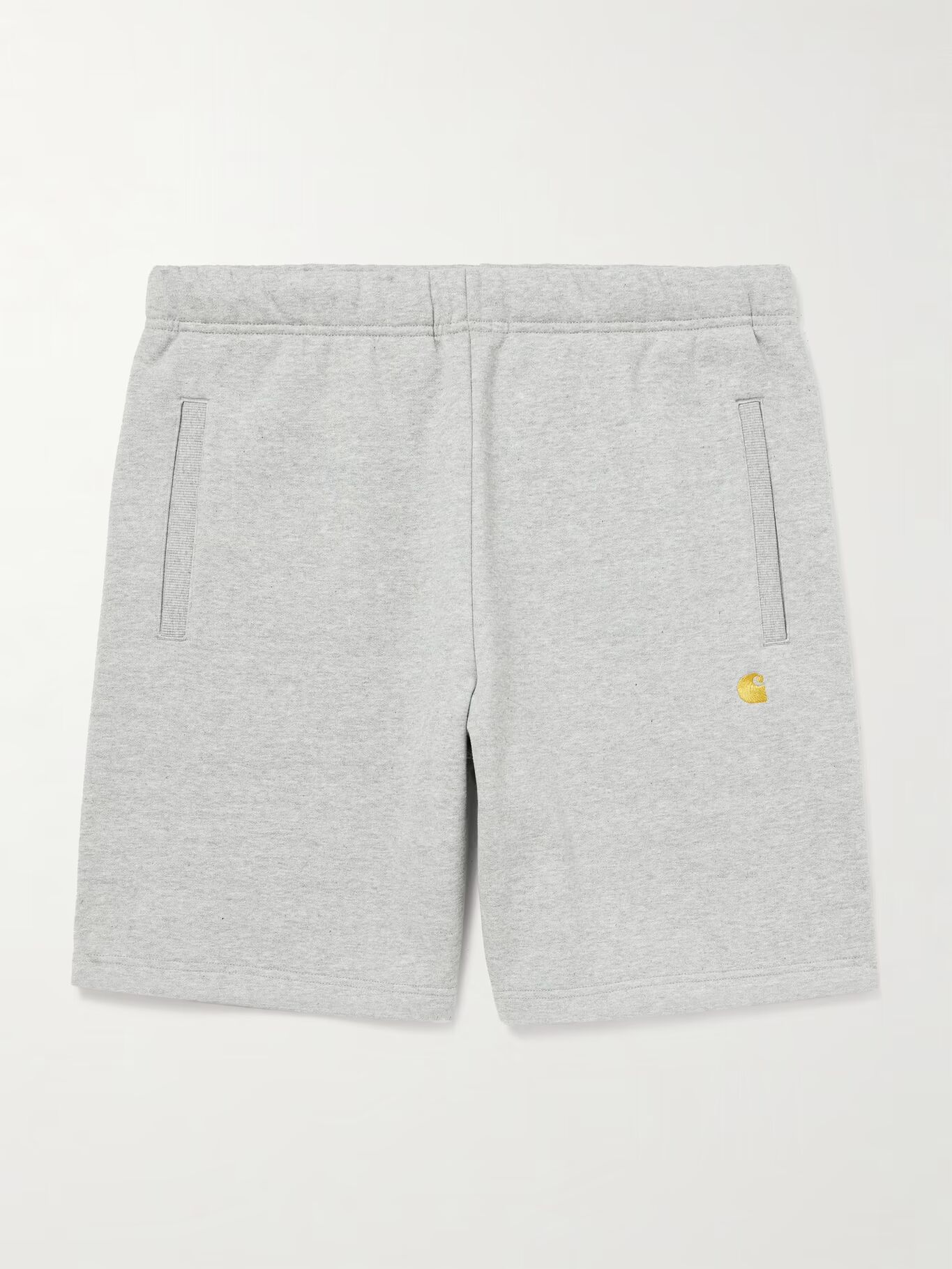 

Прямые шорты Chase из хлопчатобумажной смеси с вышитым логотипом CARHARTT WIP, серый
