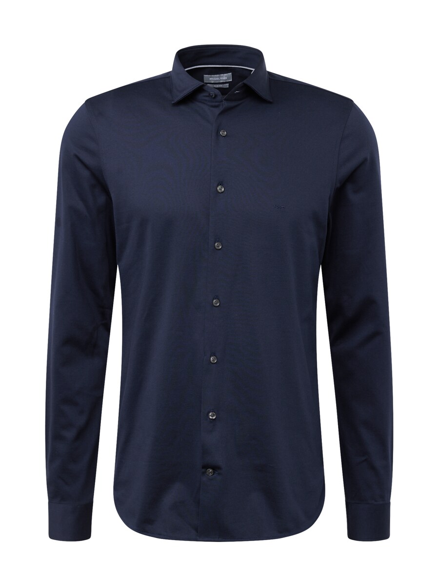 

Повседневная рубашка Michael Kors Slim fit Button Up Shirt PERFORMANCE, темно-синий