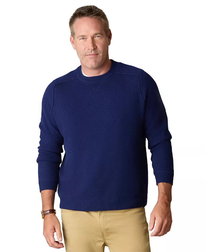 

Мужской свитер-водолазка из мериносовой шерсти без раздражения с подкладкой Luxlined, синий