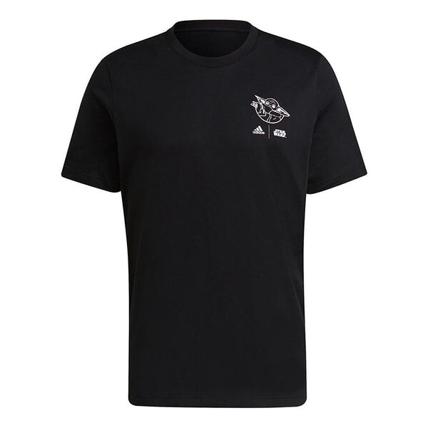 

Футболка adidas M Str Wrs Tc T Casual Sports Breathable Printing Short Sleeve Black, мультиколор