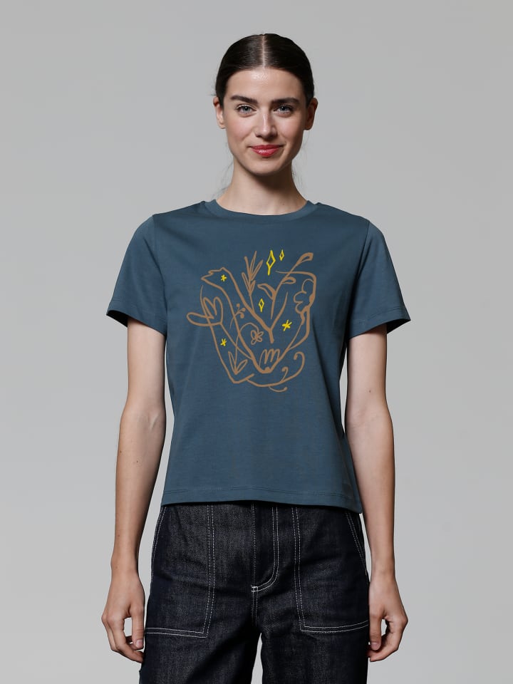 

Футболка wat Apparel T-Shirt Self love, цвет Petrol