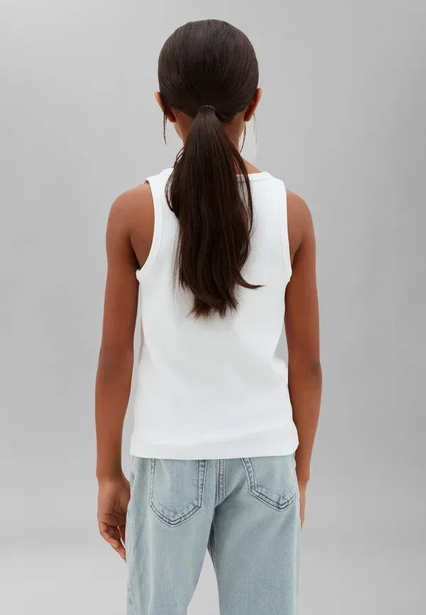 Топ-майка Calvin Klein Jeans Mini me, ярко-белый — фото 3