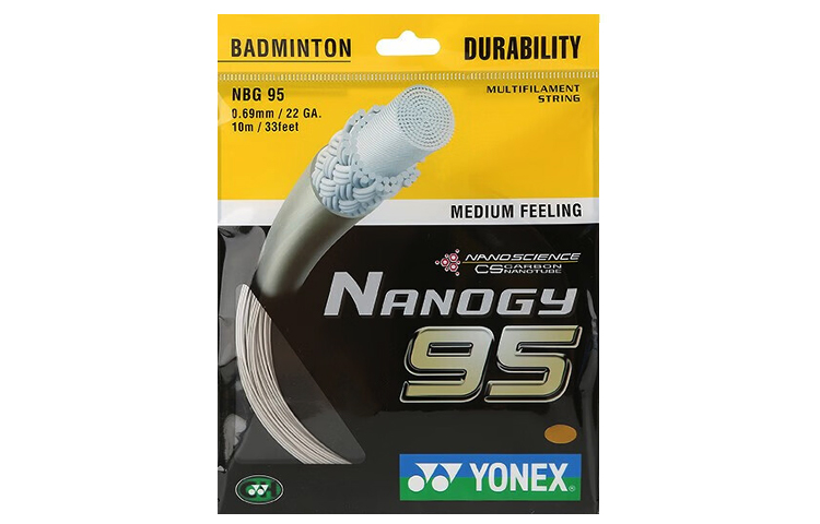 

Струны для бадминтонной ракетки, унисекс, 2 клюшки Yonex, ( серебро серый 024)