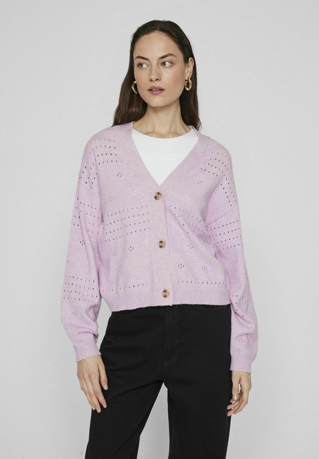 

Кардиган VIRIL V-NECK VILA, розовый