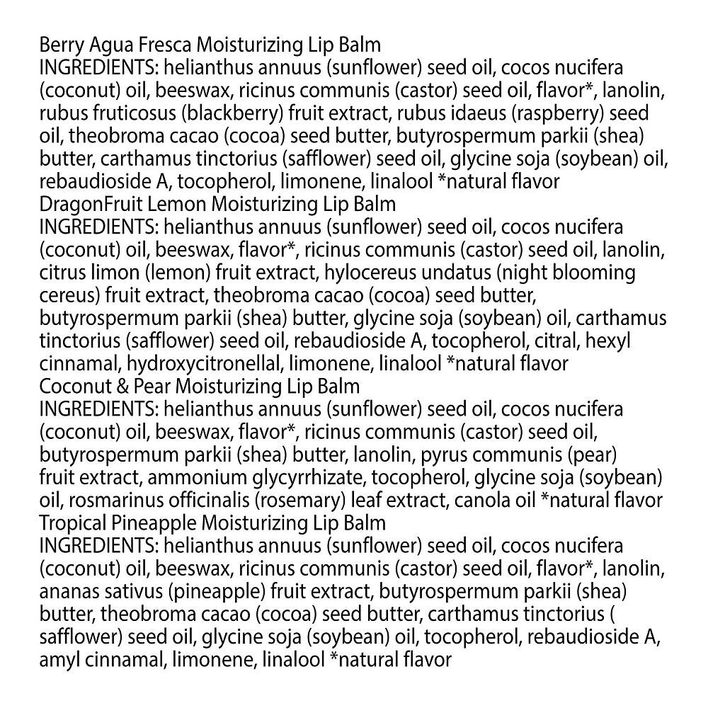 Натуральный увлажняющий бальзам для губ Burt's Bees, набор из 4 ароматов — фото 4