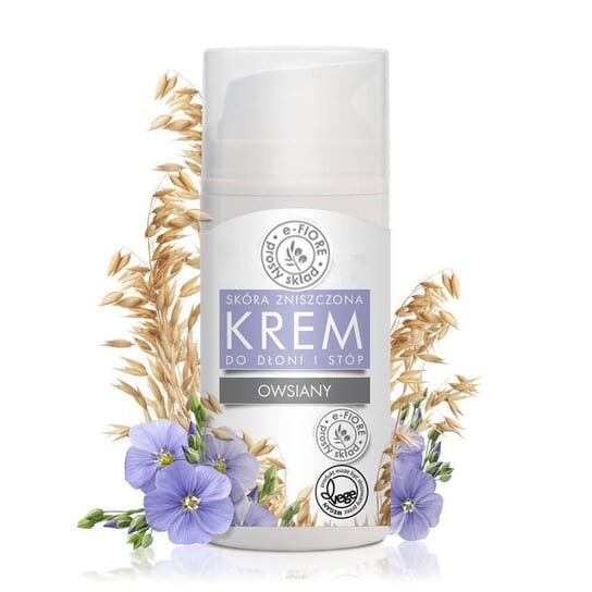 

Овсяный крем для рук и ног - интенсивно увлажняет и разглаживает - 100мл E-Fiore