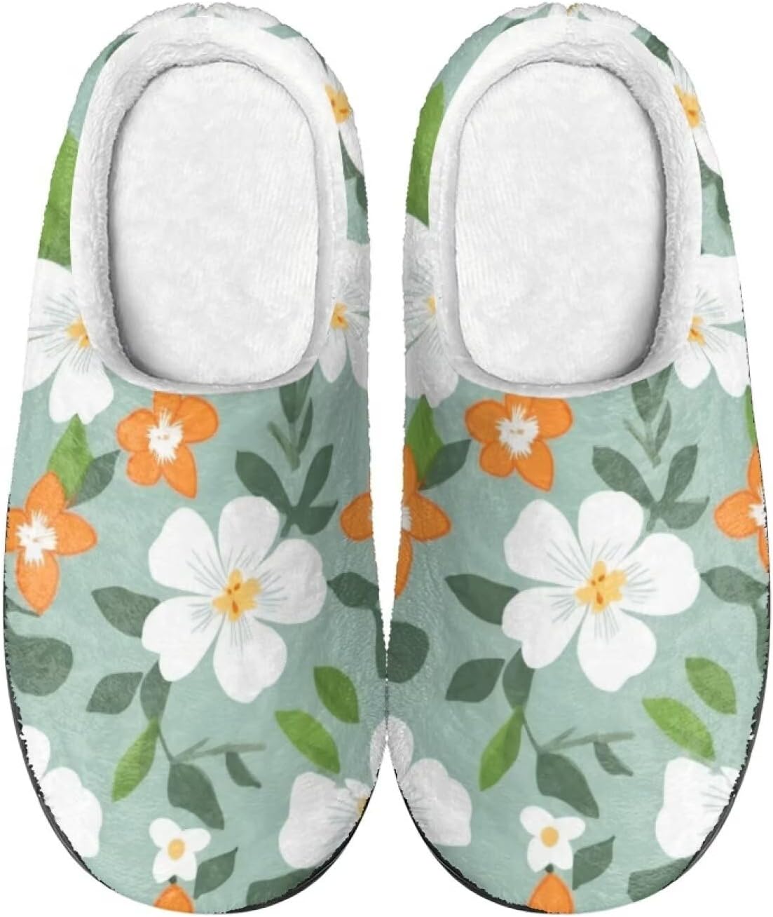 

Мужские и женские нескользящие тапочки, теплые мягкие уютные тапочки из фланели, домашняя обувь для спальни и улицы, размеры 2-12 Zcfygdx, белый