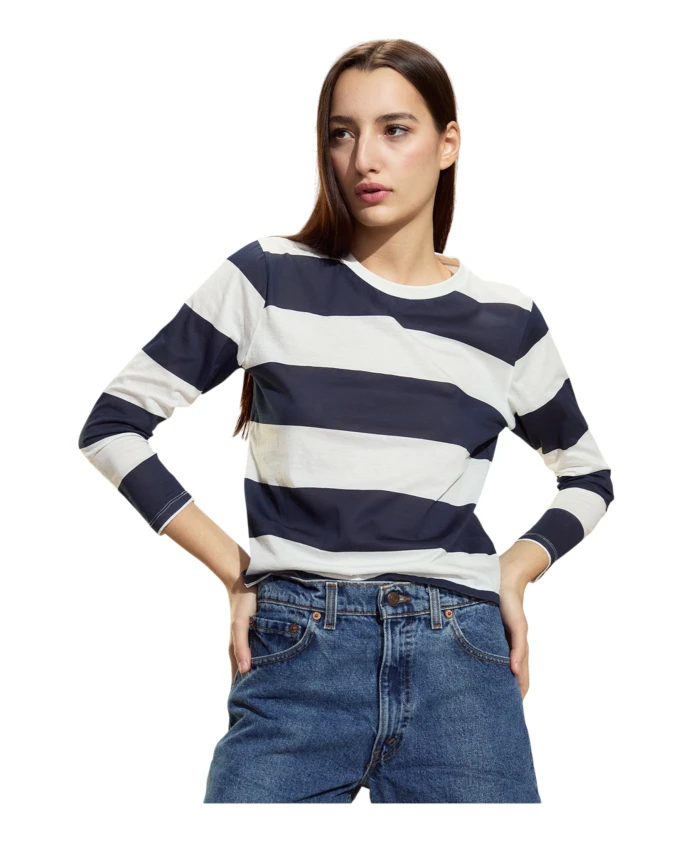 

Рубашка с длинными рукавами на каждый день Cynthia Rowley, синий