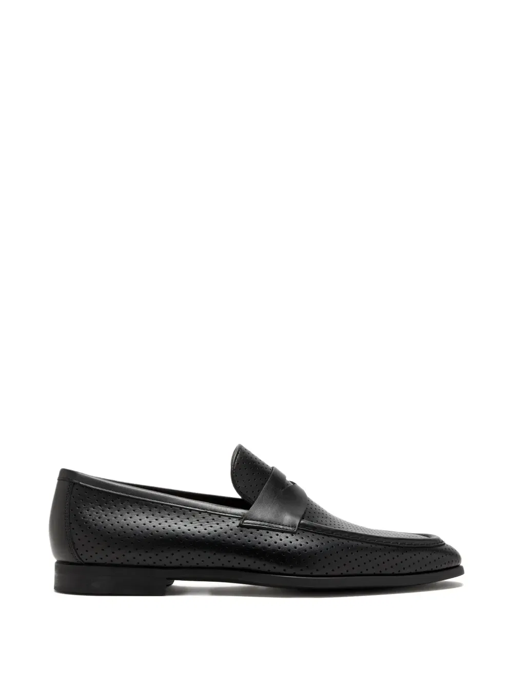 Перфорированные лоферы Magnanni, черный