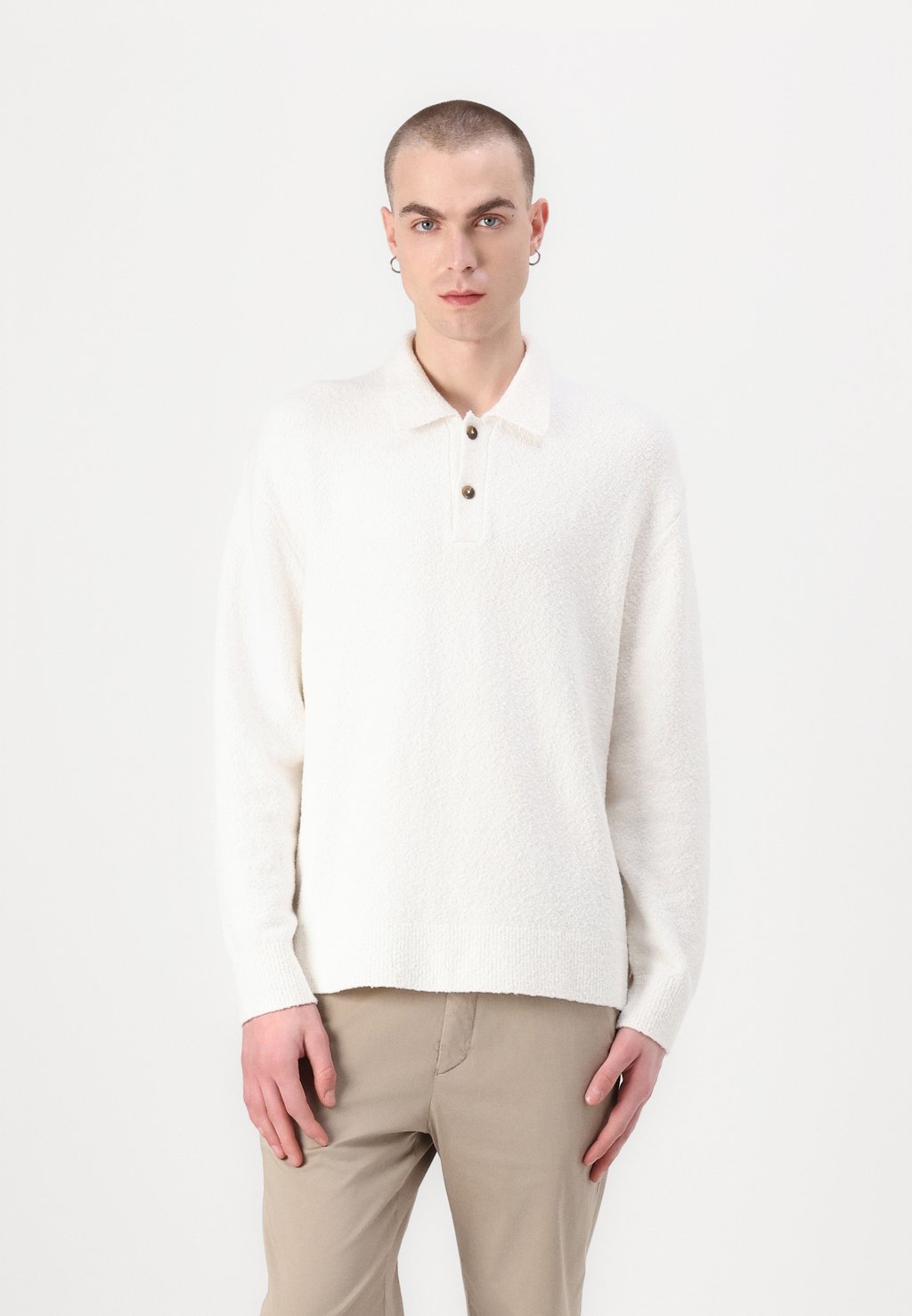 

Топ с длинными рукавами NINO POLO Samsøe Samsøe, молочный